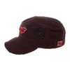 Men's Cotton Cadet Military Adjustable Army Flat Top Baseball Cap