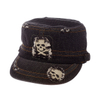 Customized Denim Cap Outdoor Sports Hat Army Curved Brim Cap